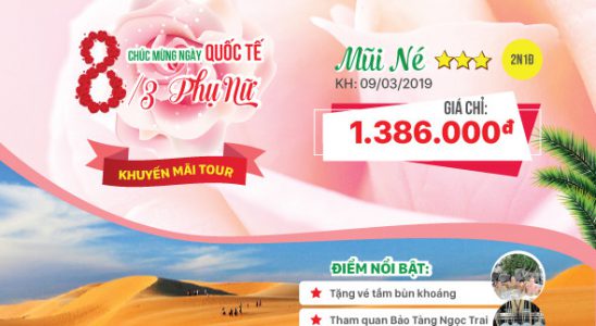 Du lịch Mũi Né 8/3