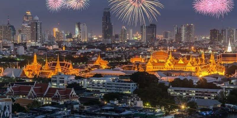 Bắn pháo hoa ngày tết