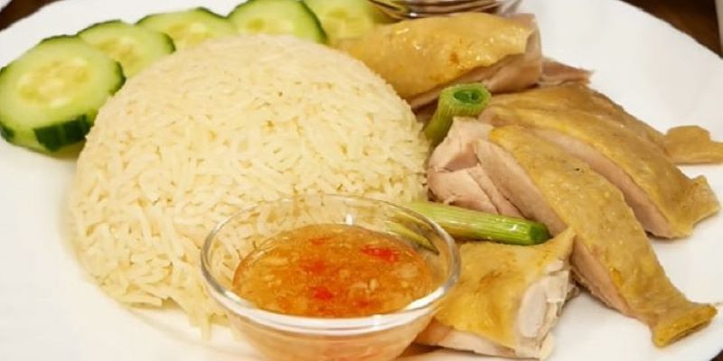 Món cơm gà Hải Nam