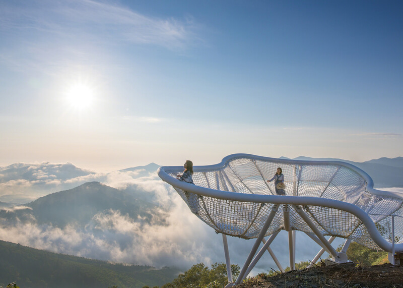 Khung cảnh biển mây cực kì lãng mạn Khung cảnh biển mây cực kì lãng mạn